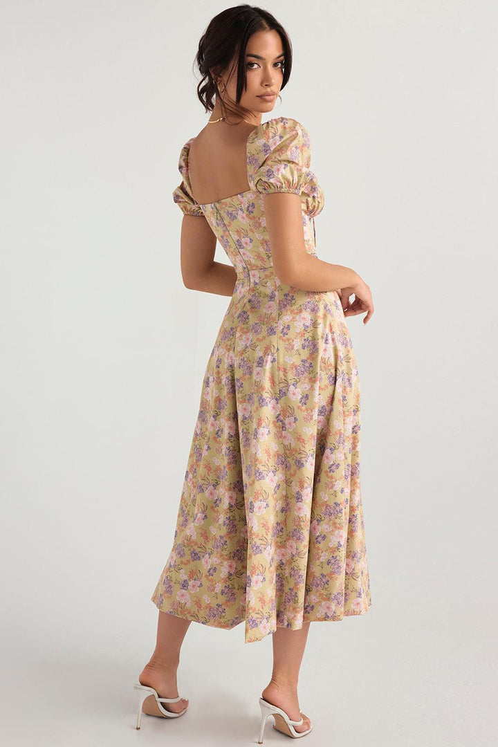Midikleid Lina – mit Spitze aus Polyester, elegantes Design