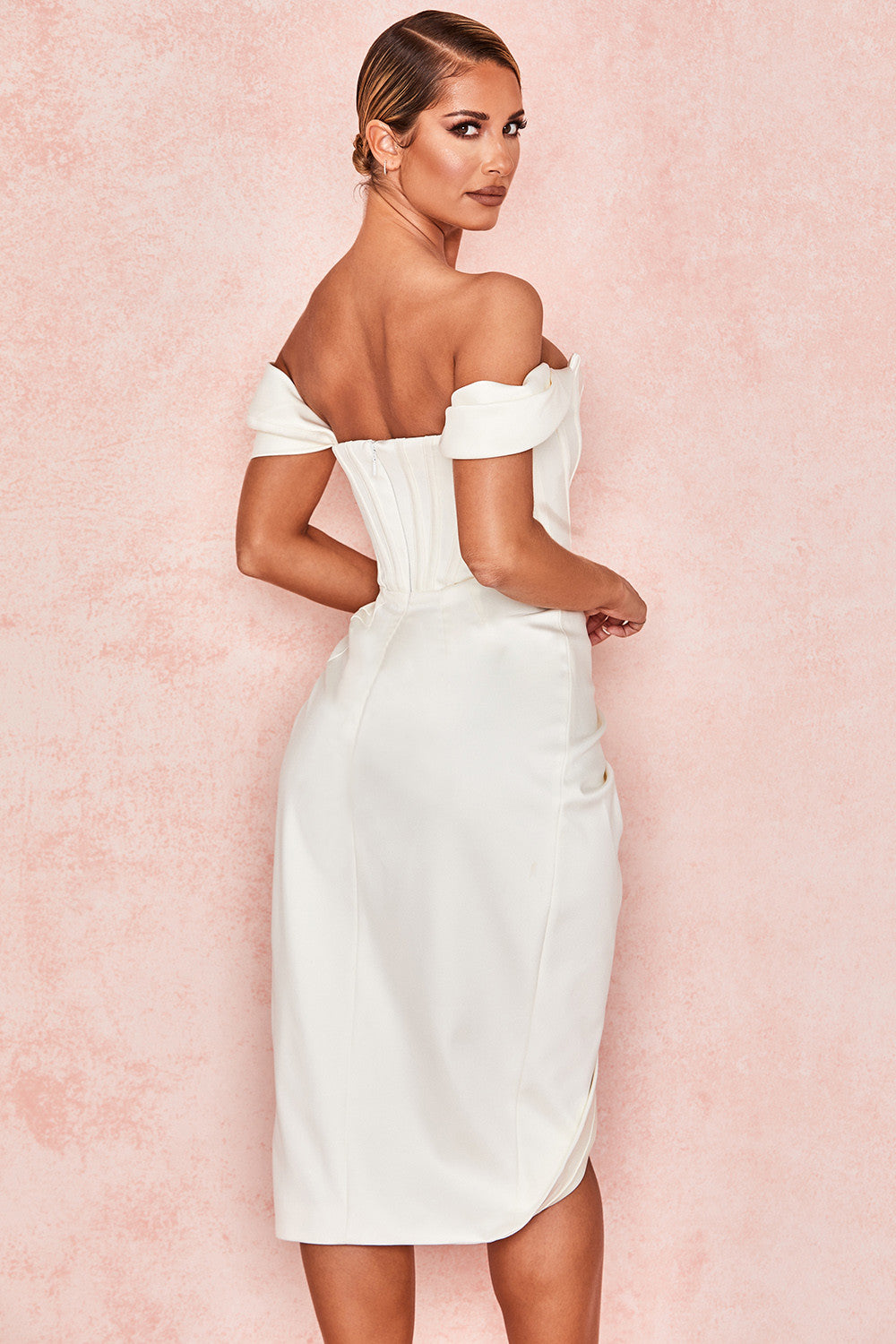 Midikleid Johanna – romantisches Bustier aus Polyester