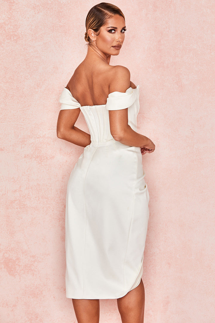Midikleid Johanna – romantisches Bustier aus Polyester